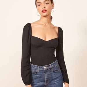 Reformation Reign Top Size 4 - Worn Once - NWOT